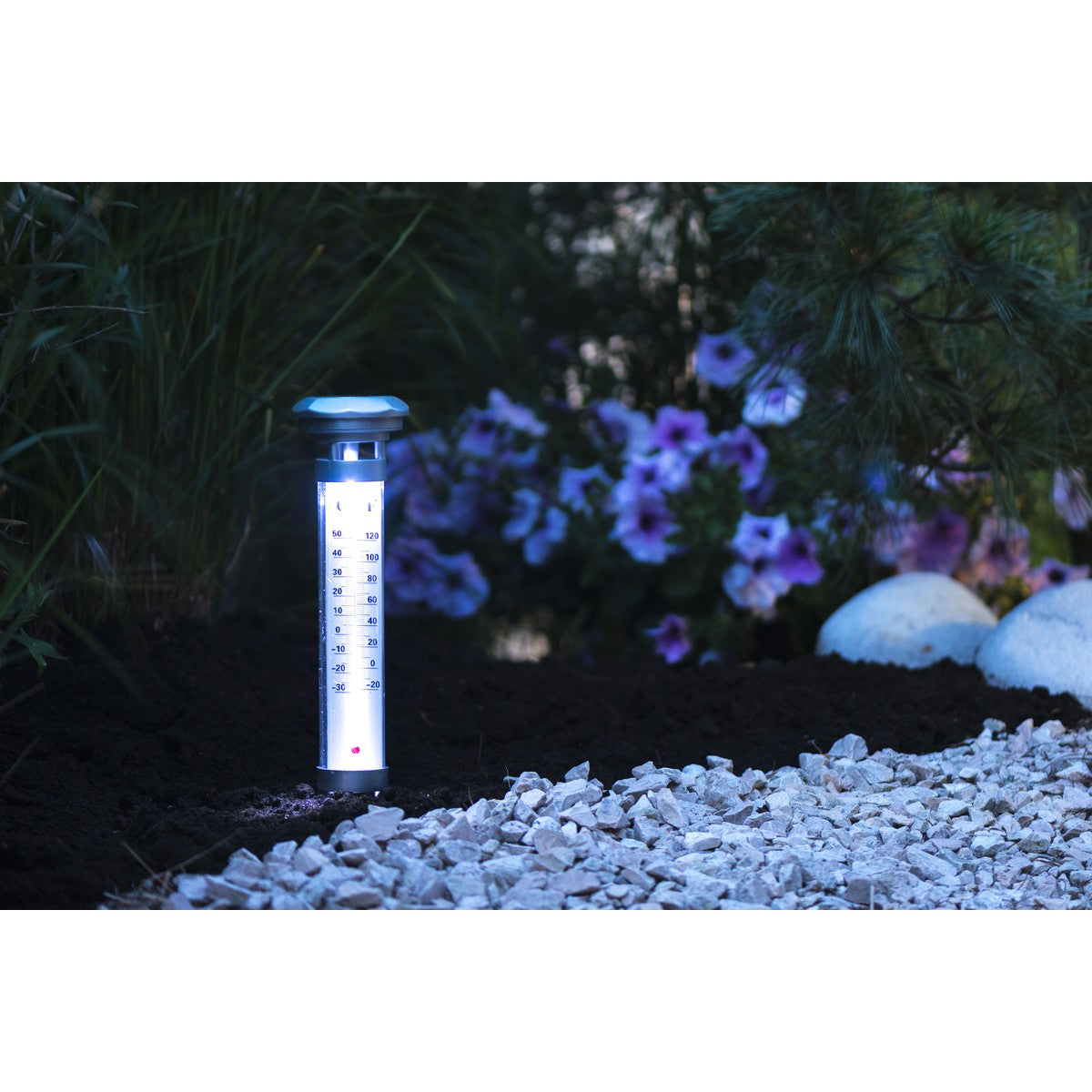Solarlight Thermometer D9X57Cm