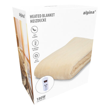 Blanket Heated Ivory 180W