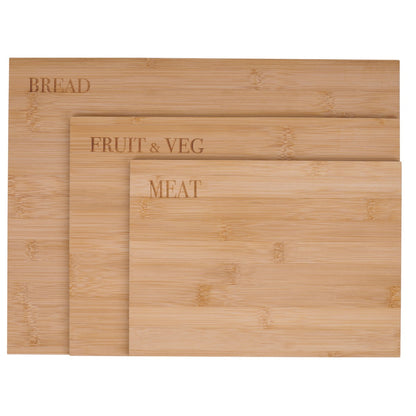 Cut Board With Text 3Pcs