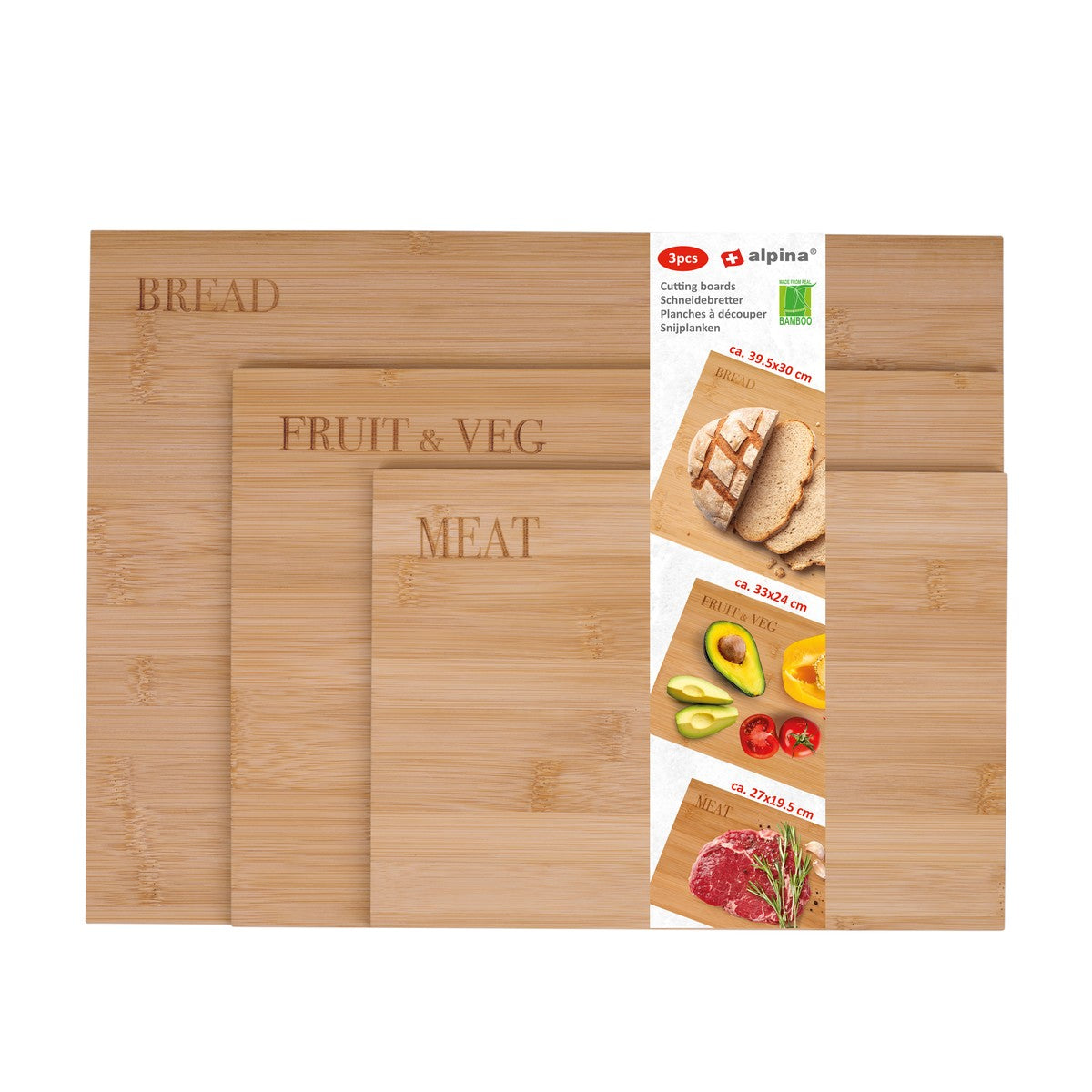 Cut Board With Text 3Pcs