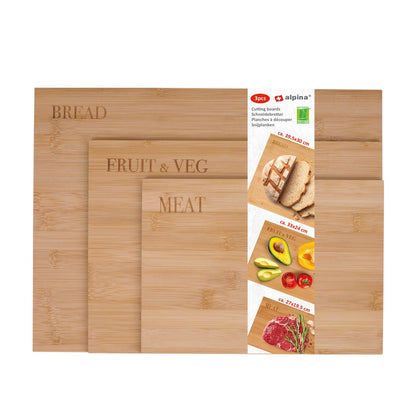 Cut Board With Text 3Pcs