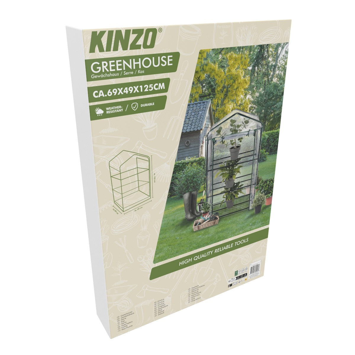 Greenhouse 3L, 69X49X125Cm
