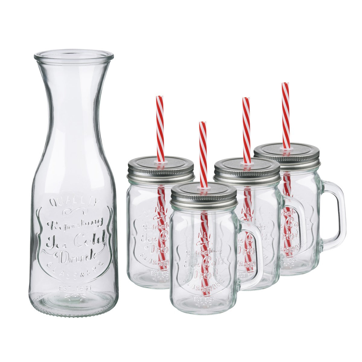 Drinking Jars 420Ml W Karaf 1L
