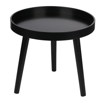 Side Table Round Black