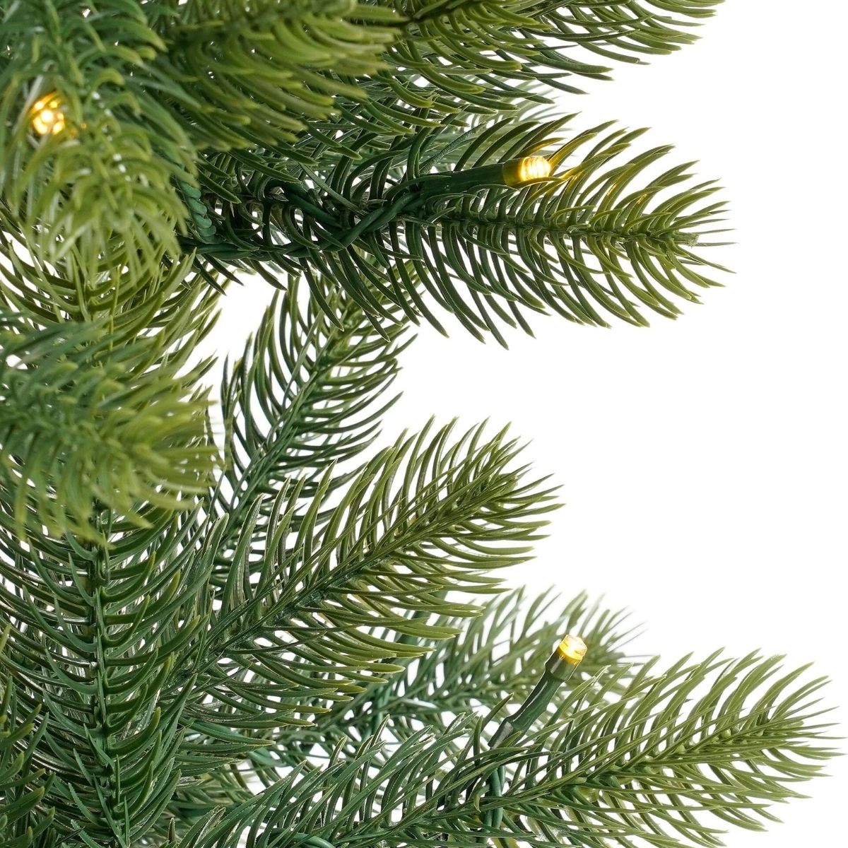 Nagoya Artificial Christmas Tree With Led Lights And Timer Function - H120 X Ø60 Cm - Green