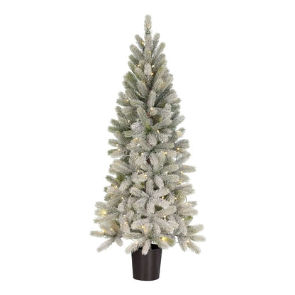 Nagoya Artificial Christmas Tree With Led Lights And Timer Function - H120 X Ø60 Cm - Green