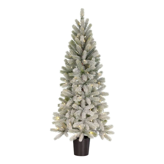Nagoya Artificial Christmas Tree With Led Lights And Timer Function - H120 X Ø60 Cm - Green