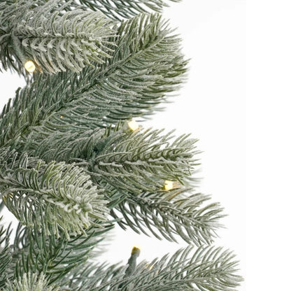 Nagoya Artificial Christmas Tree With Led Lights And Timer Function - H120 X Ø60 Cm - Green