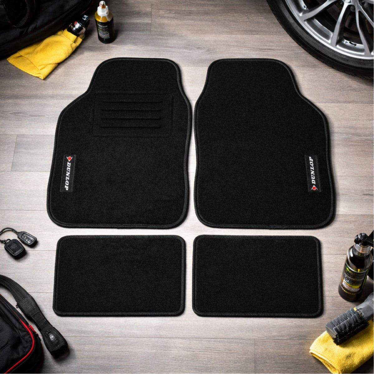 Car Mat Set Carpet 4Pcs Pp/Pes