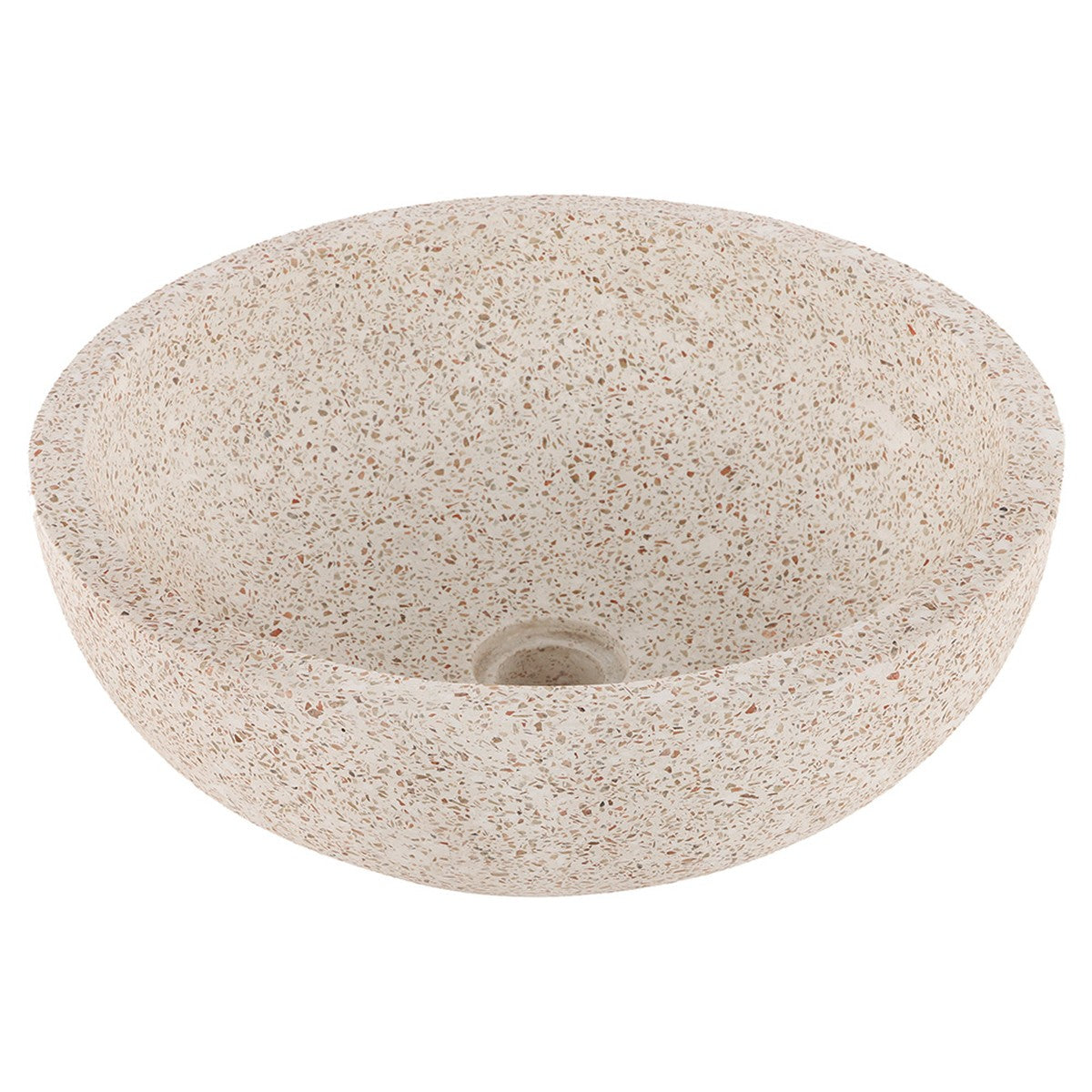 Waskom - Ø 40 Cm - Terrazzo Bruin/Beige