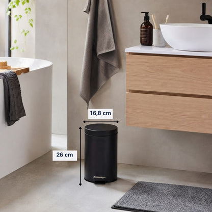 Pedal Bin 3L Powder Coated