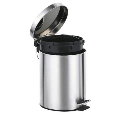 Pedal Bin 5L Satin Finish