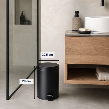 Pedal Bin 5L Powder Coated