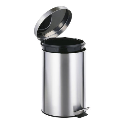 Pedal Bin 12L Satin Finish