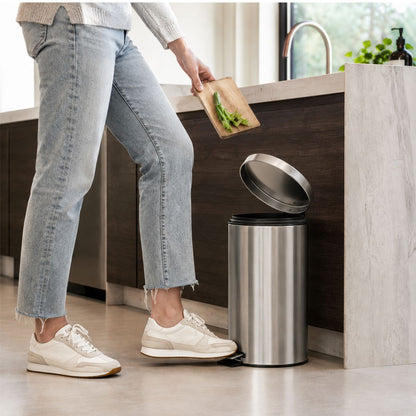 Pedal Bin 12L Satin Finish