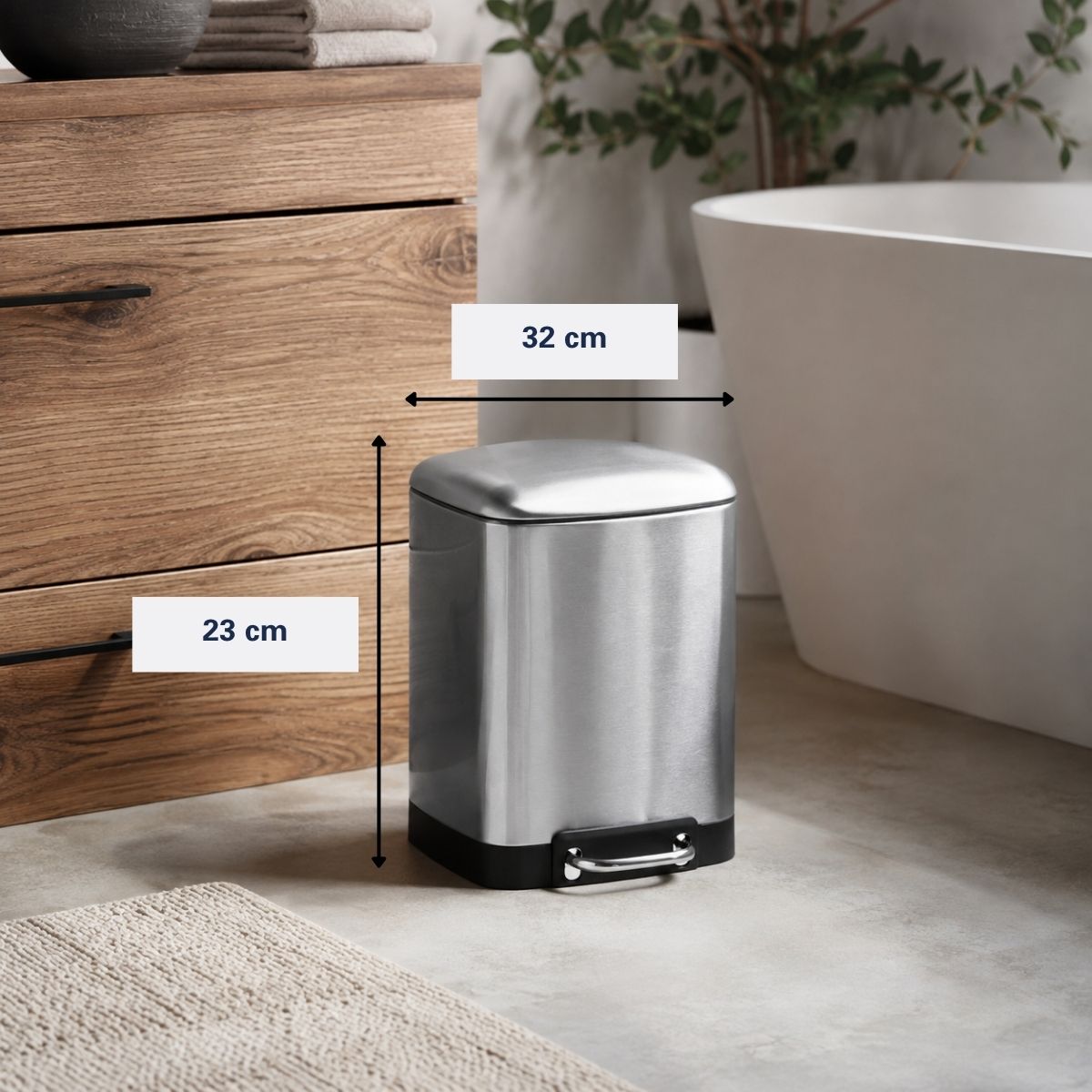 Pedal Bin 6L Soft Close