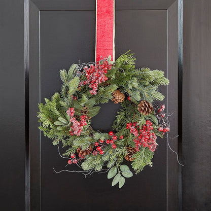 Randell Christmas Wreath - Ø40 Cm - Red