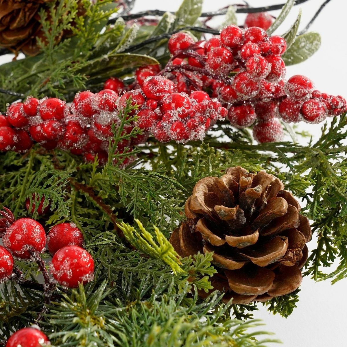 Randell Christmas Wreath - Ø50 Cm - Red