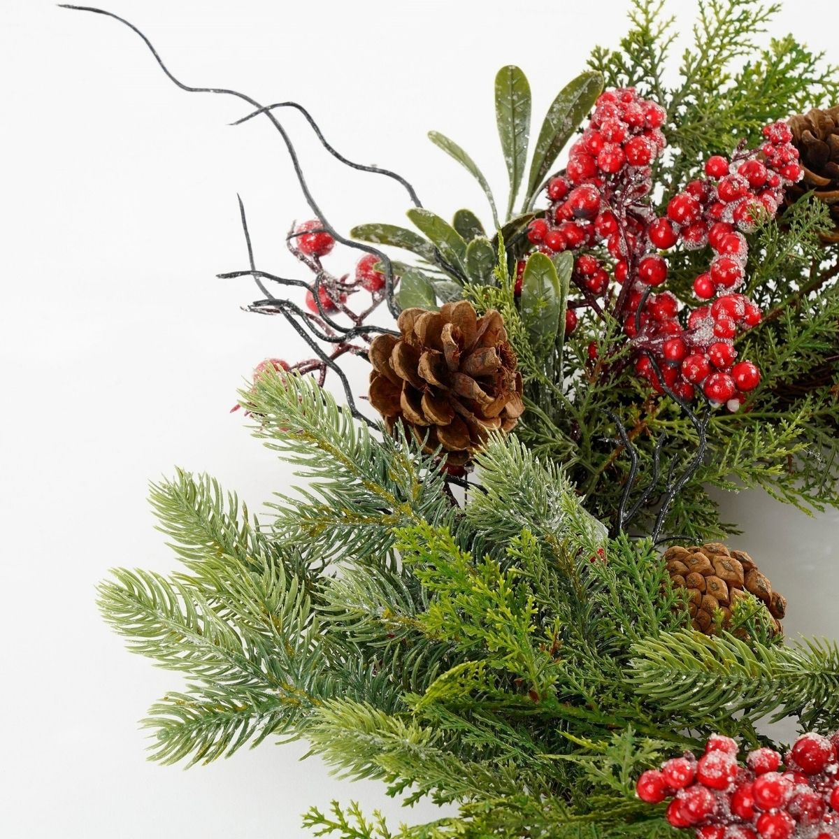 Randell Christmas Wreath - Ø50 Cm - Red