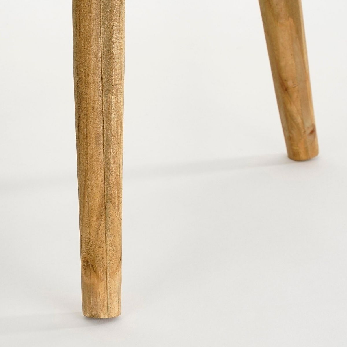 Bold Side Table Recycled Wood Brown - H28Xd26Cm