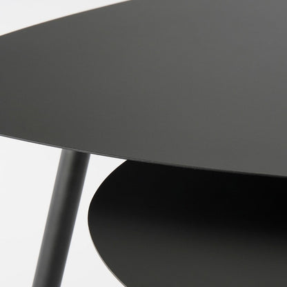 Side Table Black Set Of 2 - L80Xw60Xh47Cm