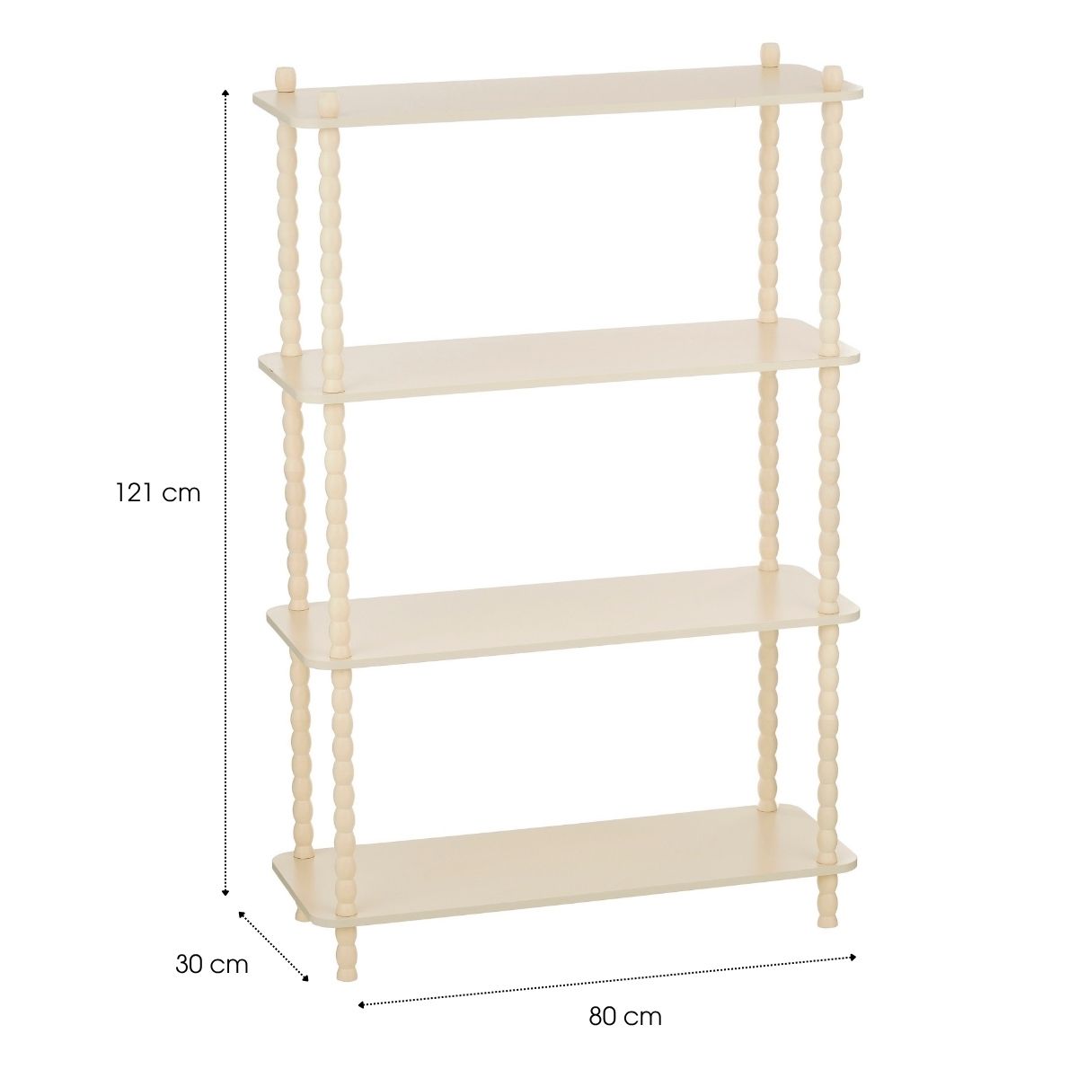 Latty Plank Beige Fsc 100% - L80Xb30Xh121Cm