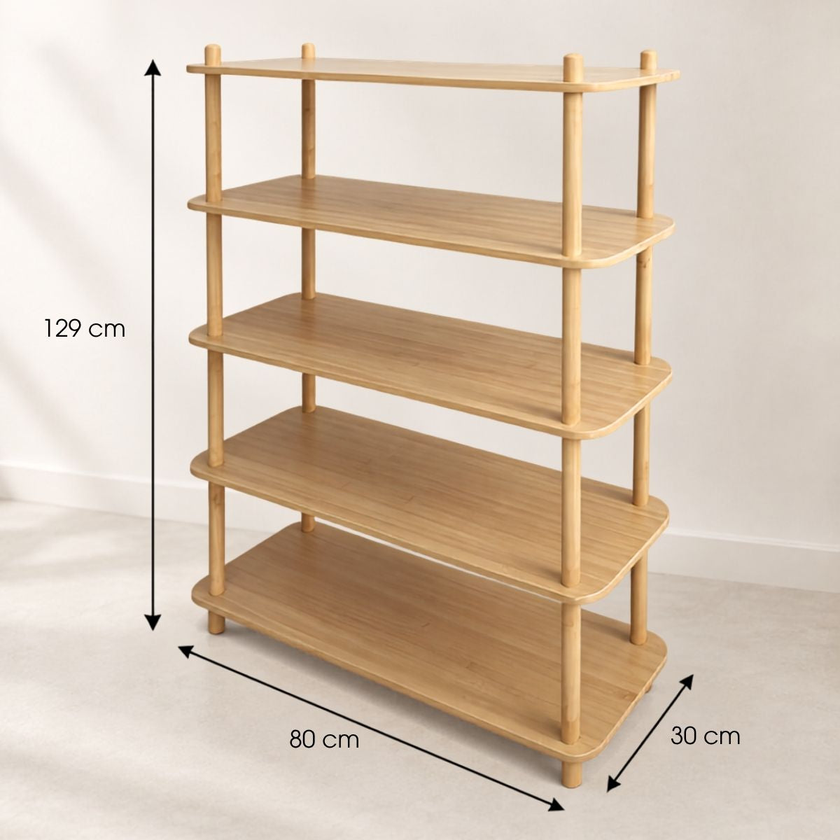 Jeff Plank L.bruin Fsc 100% - L80Xb30Xh129Cm