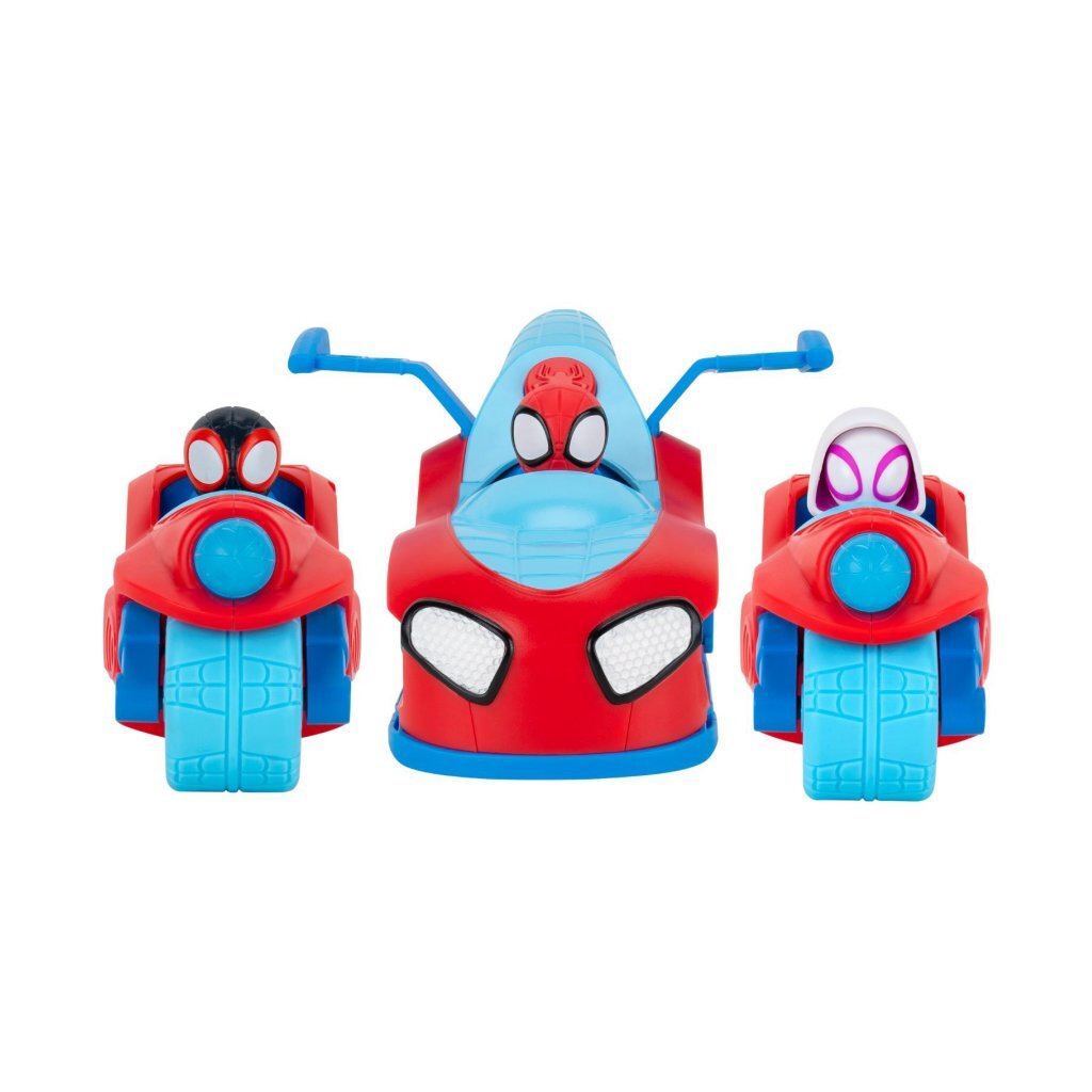 Disney Junior Marvel Spidey And Friends Web Team Split Racer Voertuig