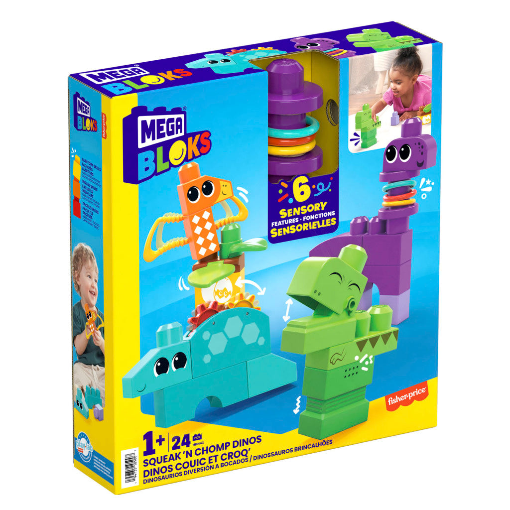 Mega Bloks Squek And Chomp Dinos