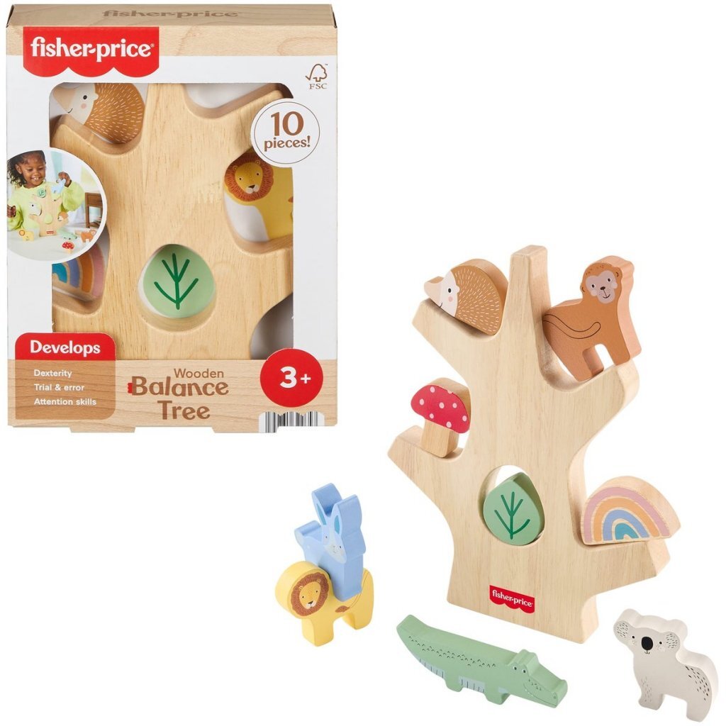 Fisher Price Houten Balanceer Boom
