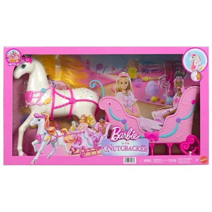 Barbie Fantasy Notenkraker Paard En Slee