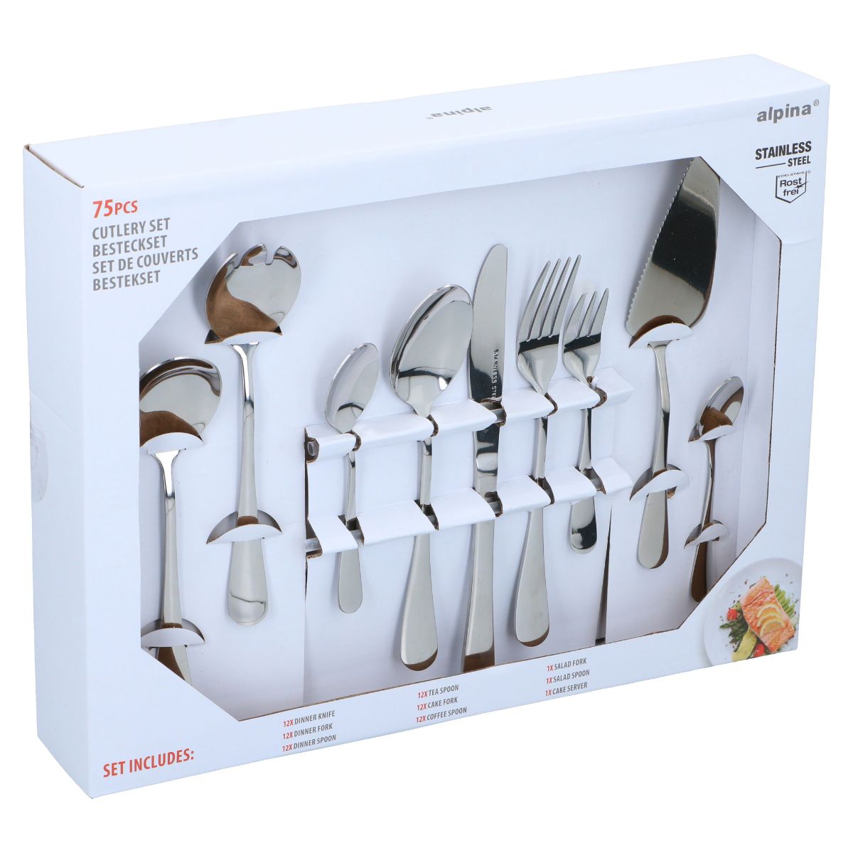 Cutlery Set 75Pc