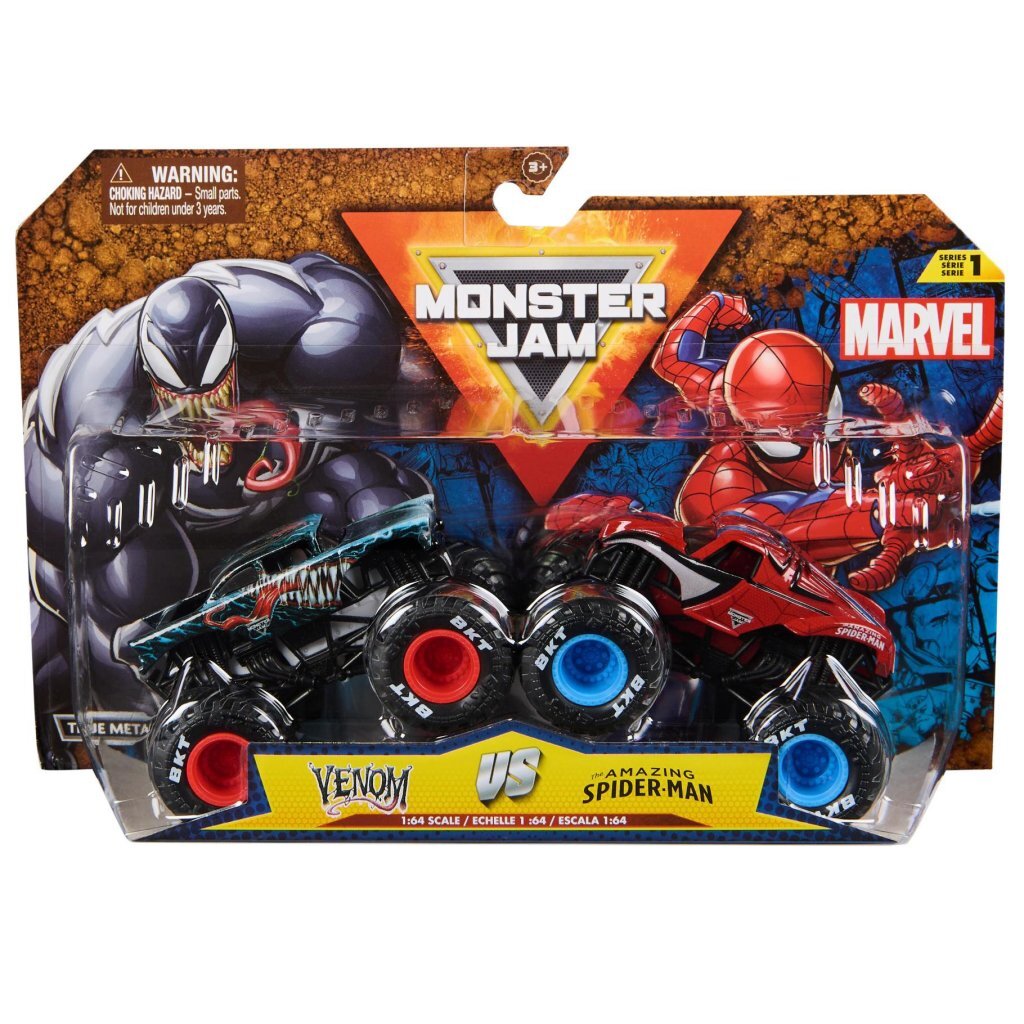 Monster Jam Marvel 2 Pack 1:64 Assorti