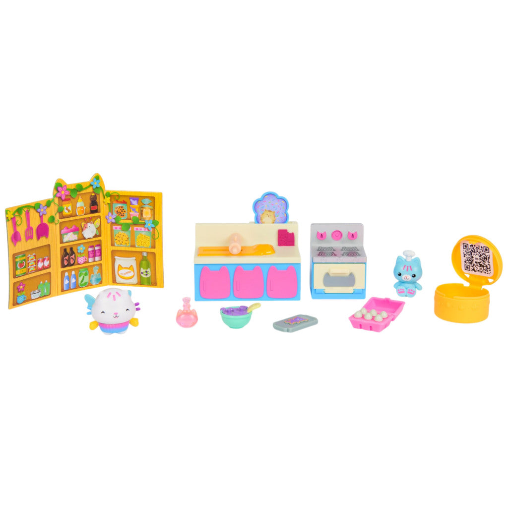 Gabby's Dollhouse Gabby'S Dollhouse Fairylandia Cakey Cat'S Fairy Kitchen