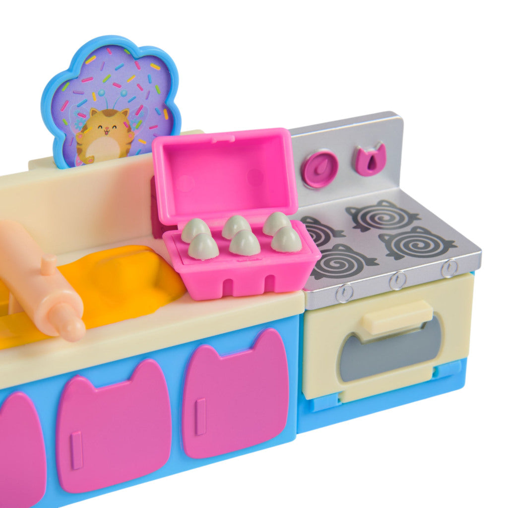 Gabby's Dollhouse Gabby'S Dollhouse Fairylandia Cakey Cat'S Fairy Kitchen