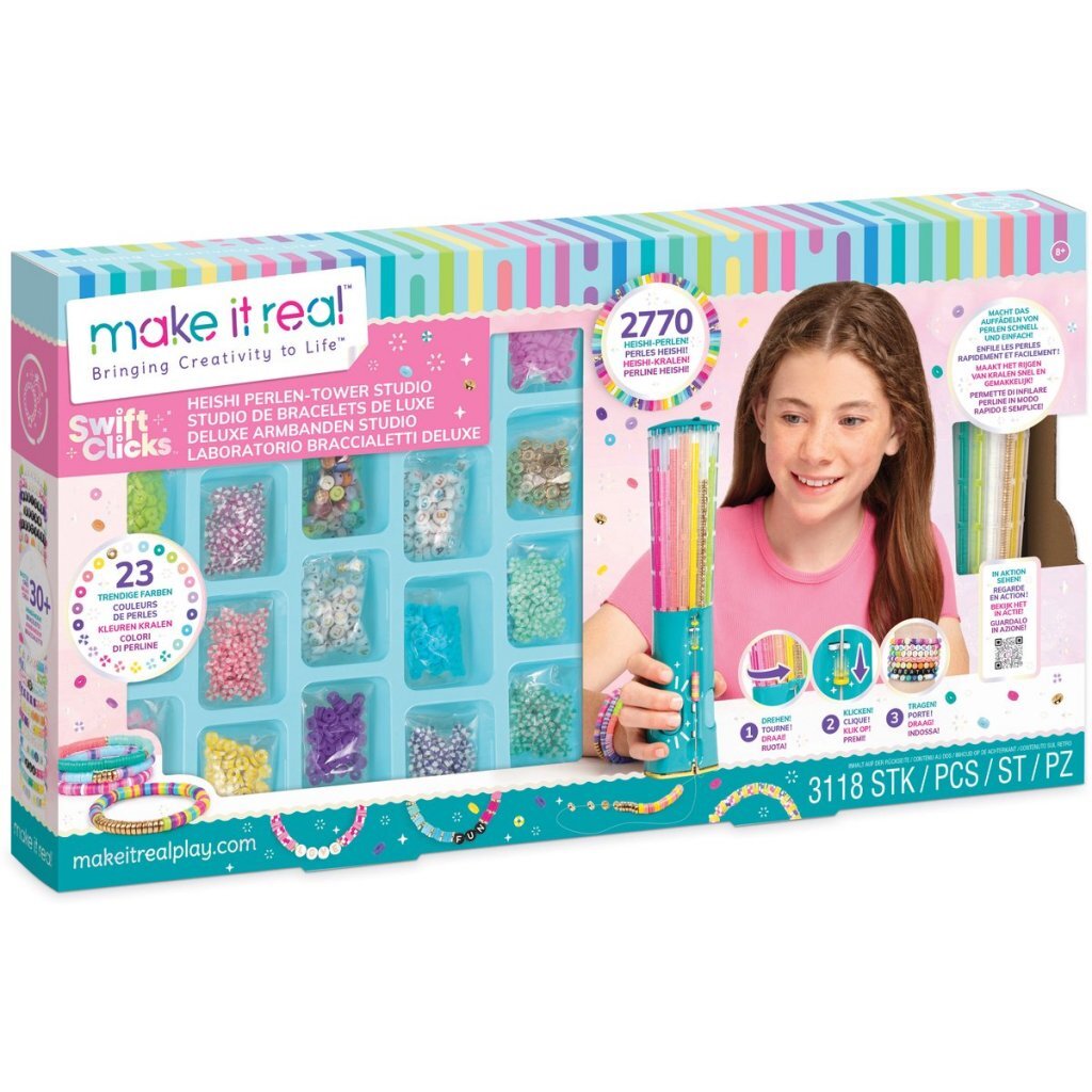Overige Merken Make It Real Swift Clicks Heishi Deluxe Armbandenmaker