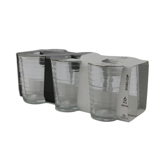 Overige Merken Soleo Drinkglazen 200 Ml 3 Stuks Transparant