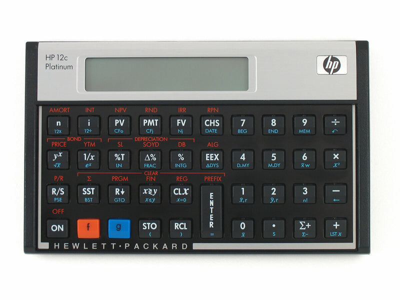 Hp Hp-12Cplat-Int Rekenmachine -12C Plat-Int Financieel Fr,Nl