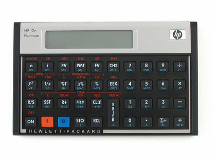 Hp Hp-12Cplat-Int Rekenmachine -12C Plat-Int Financieel Fr,Nl