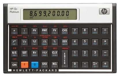 Hp Hp-12Cplat-Int Rekenmachine -12C Plat-Int Financieel Fr,Nl