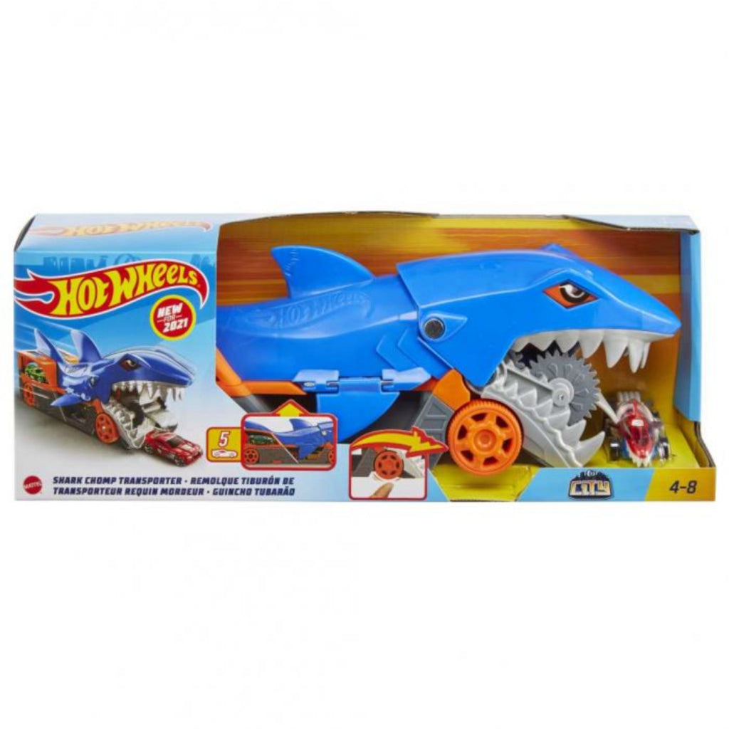 Mattel Hot Wheels Haaien Transportwagen