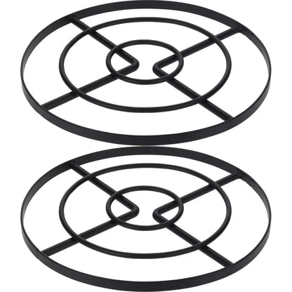 Excellent Houseware 2X Pannenonderzetter - Ø 23 Cm - Staal
