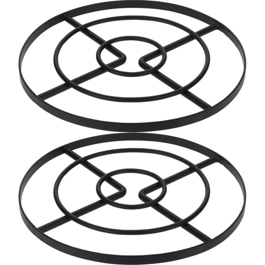 Excellent Houseware 2X Pannenonderzetter - Ø 23 Cm - Staal