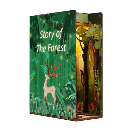 Tonecheer, Diy Book Nook, Story Of The Forest Bookend, Tq106, 18,2X8X24,5Cm