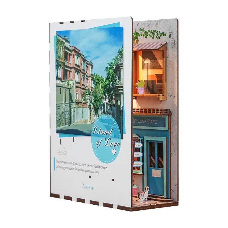 Tonecheer, Diy Book Nook, Island Of Love, Tq105, 18,2X8X24,5Cm