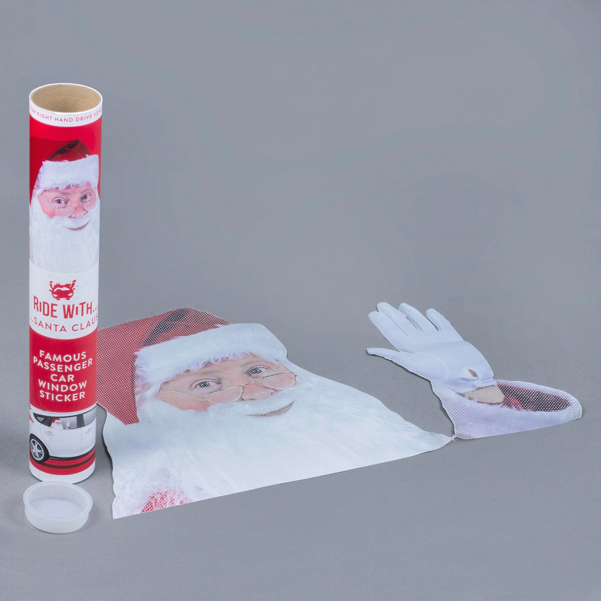 Ride With Santa - Raamsticker "Santa Claus"
