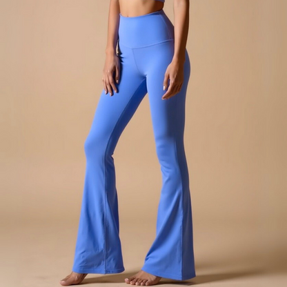 High -Taille Uitlopende Leggings - "Bad Girls Go To Paris"