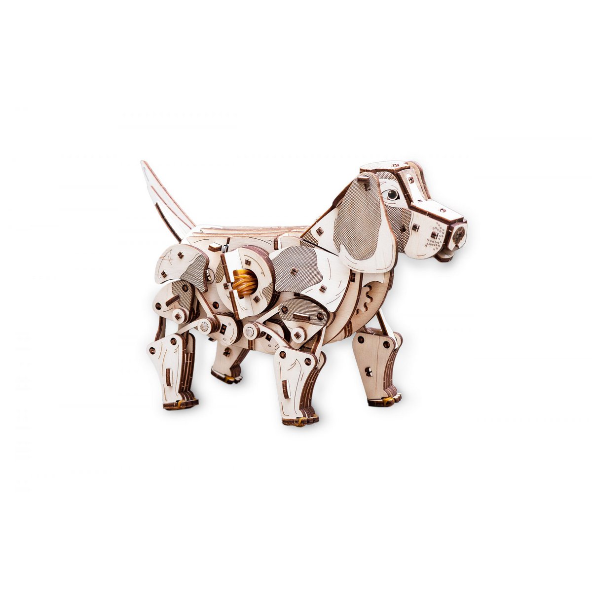 Eco Wood Art (Ewa) 3D Mechanische Puzzel, Puppy, 730, 28,5X9,5X17,5 Cm