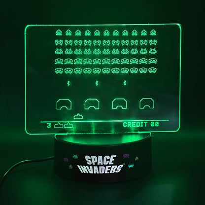 Space Invaders - Acryllamp