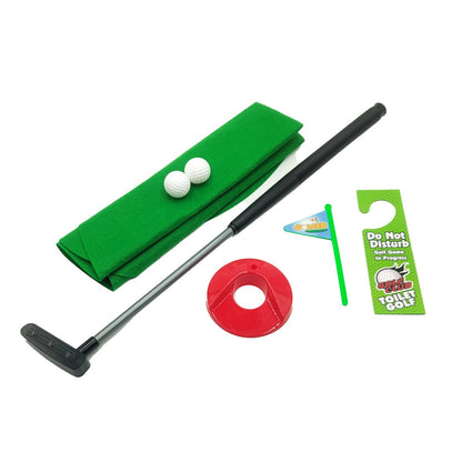 Mad Monkey - Minigolfspel Met Clubs En Ballen Toiletgolfset, Toiletminigolf